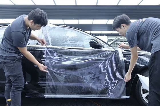 SGS CE 9.5mil Film Pelindung Transparan Lapisan PPF Mobil