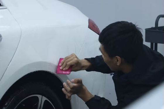 7.5mil Transparan TPU Mobil Wrap Cat Film Pelindung Penyembuhan Diri