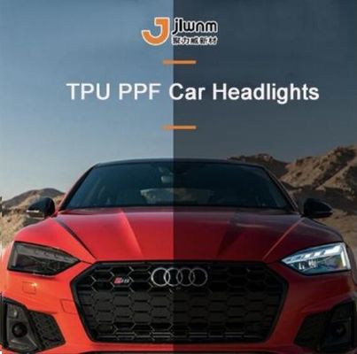 Lem yang Dapat Dilepas Lampu Mobil Pelindung PPF Headlight Tint Film 0,3x15m